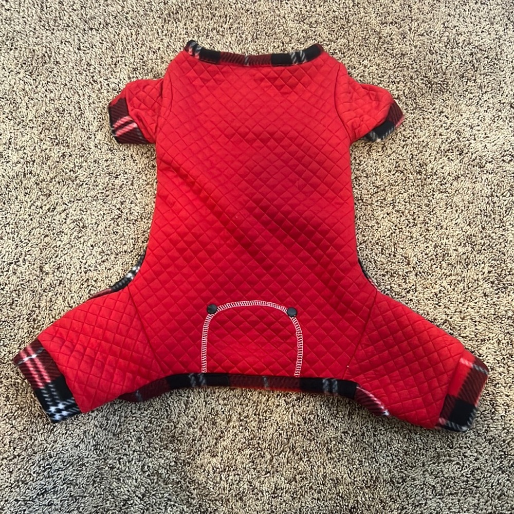 NWOT Lined Red Dog Outfit